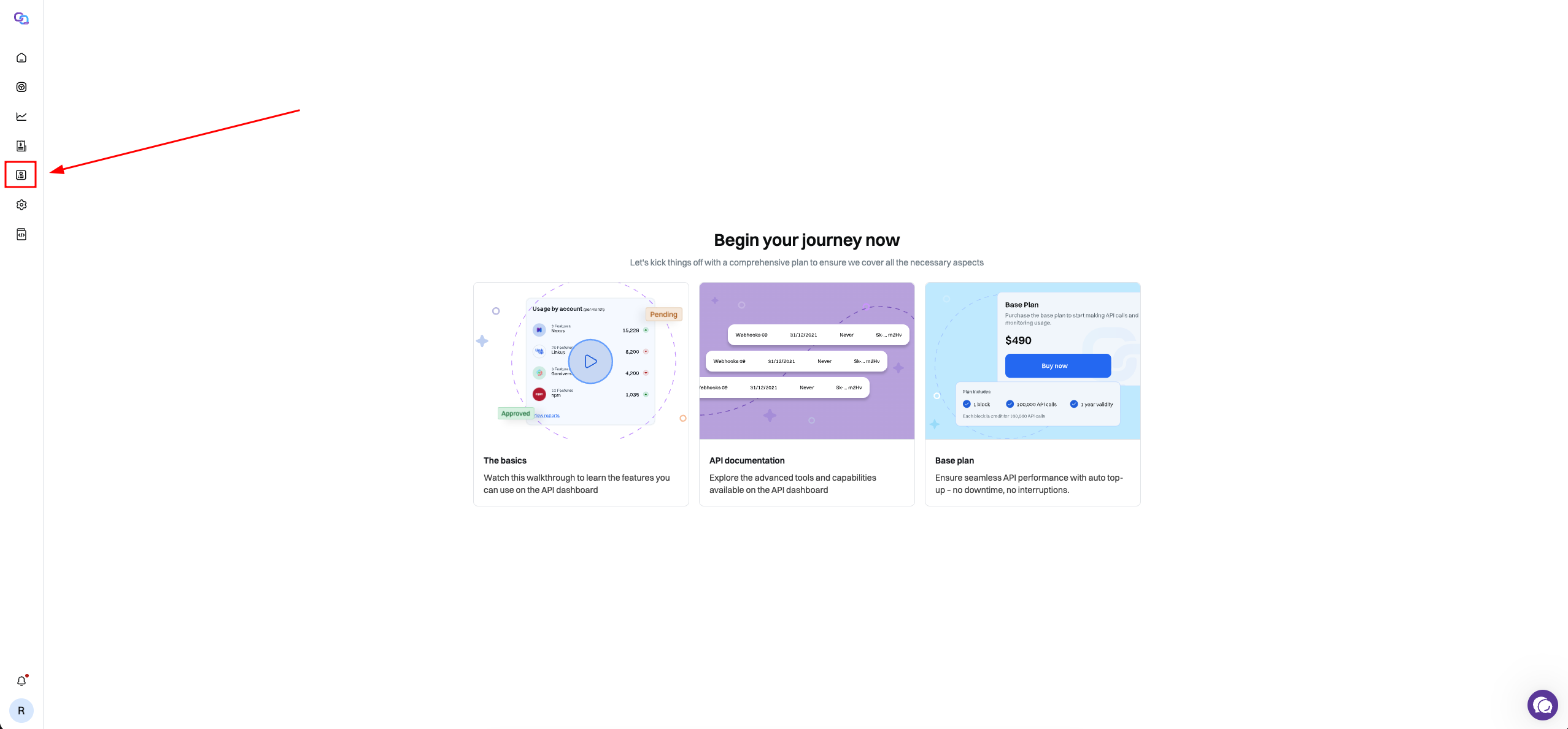 LinkedIn Accounts navigation
